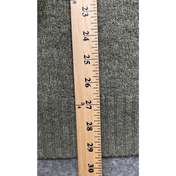 Peruvian Connection Womens Sweater Pima Cotton Knit Pullover Boxy‎ Tunic Green L - Picture 13 of 13